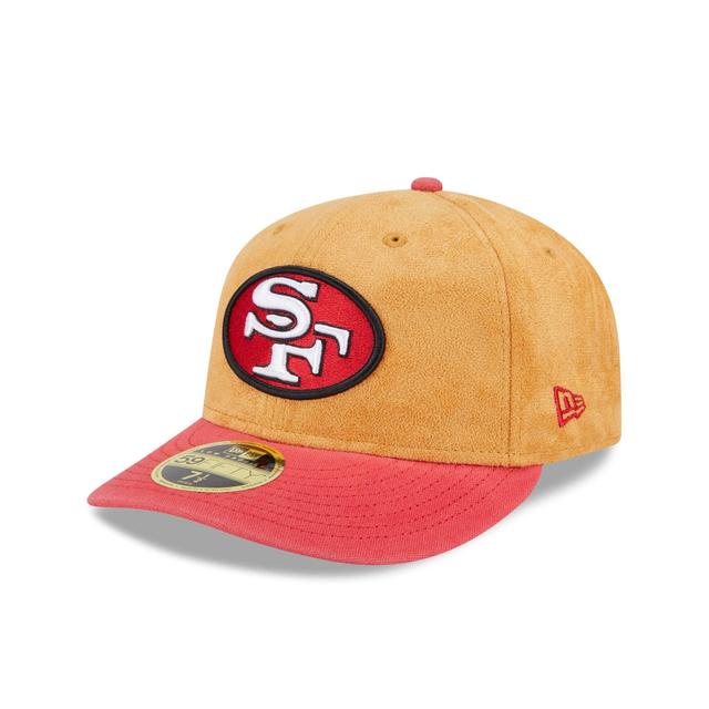 San Francisco 49ers Tan Texture Low Profile 59FIFTY Fitted Hat Male Product Image