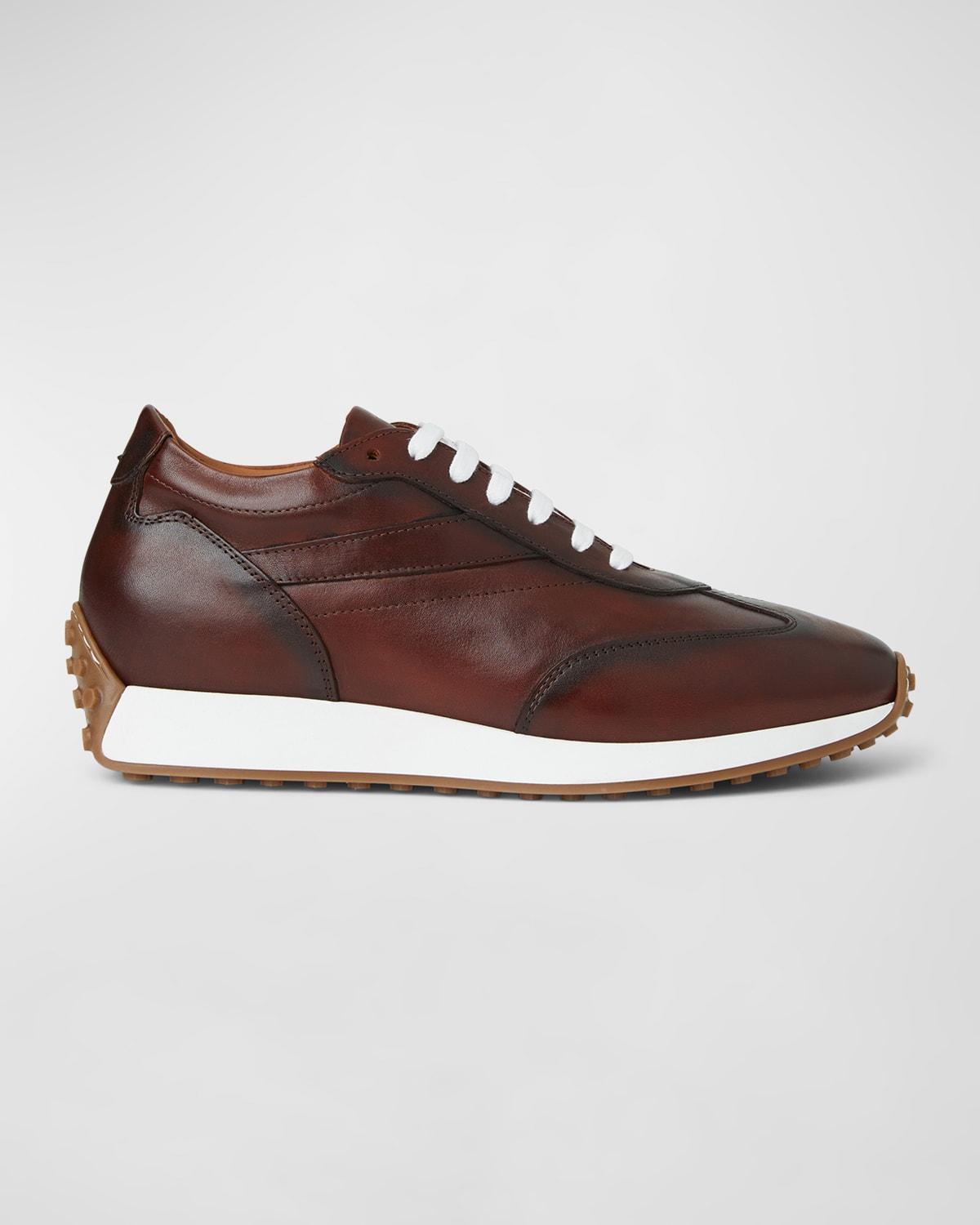 Mens Duccio Leather Sneakers Product Image