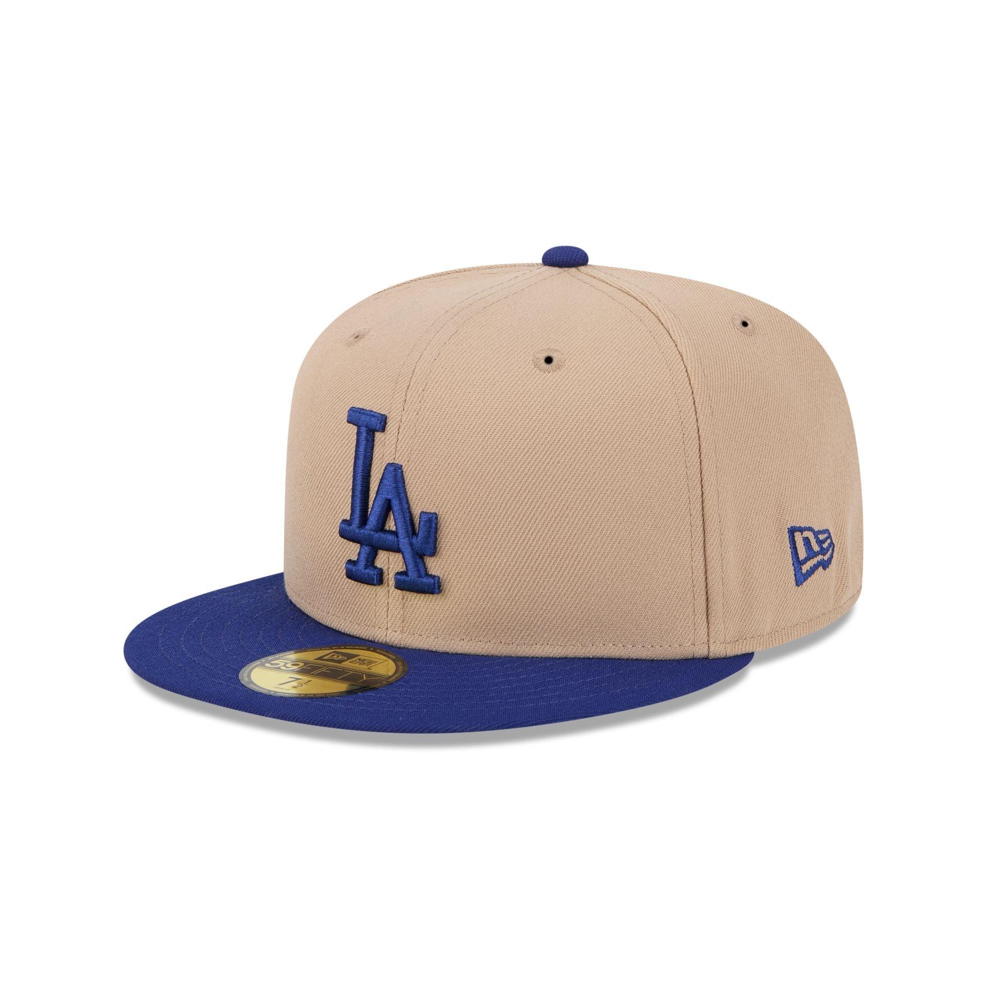 Los Angeles Dodgers Camel 59FIFTY Fitted Hat Male Product Image