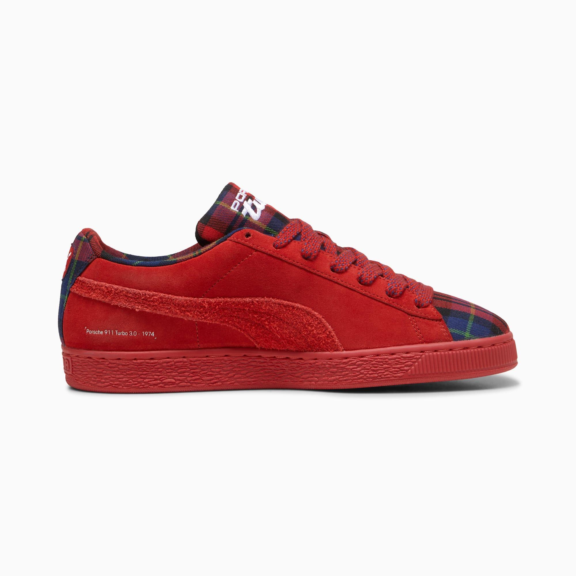 Porsche Legacy Suede Classic Tartan Sneakers Product Image