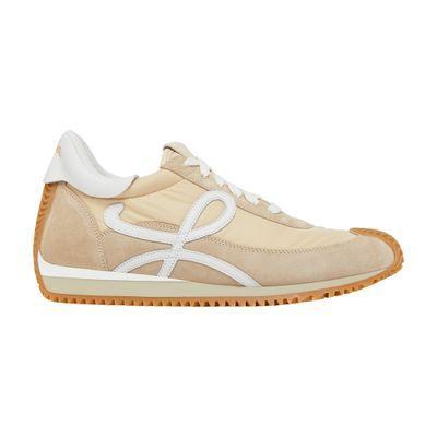 Sneakers Flow Runner In Nylon And Suede In Pink Product Image