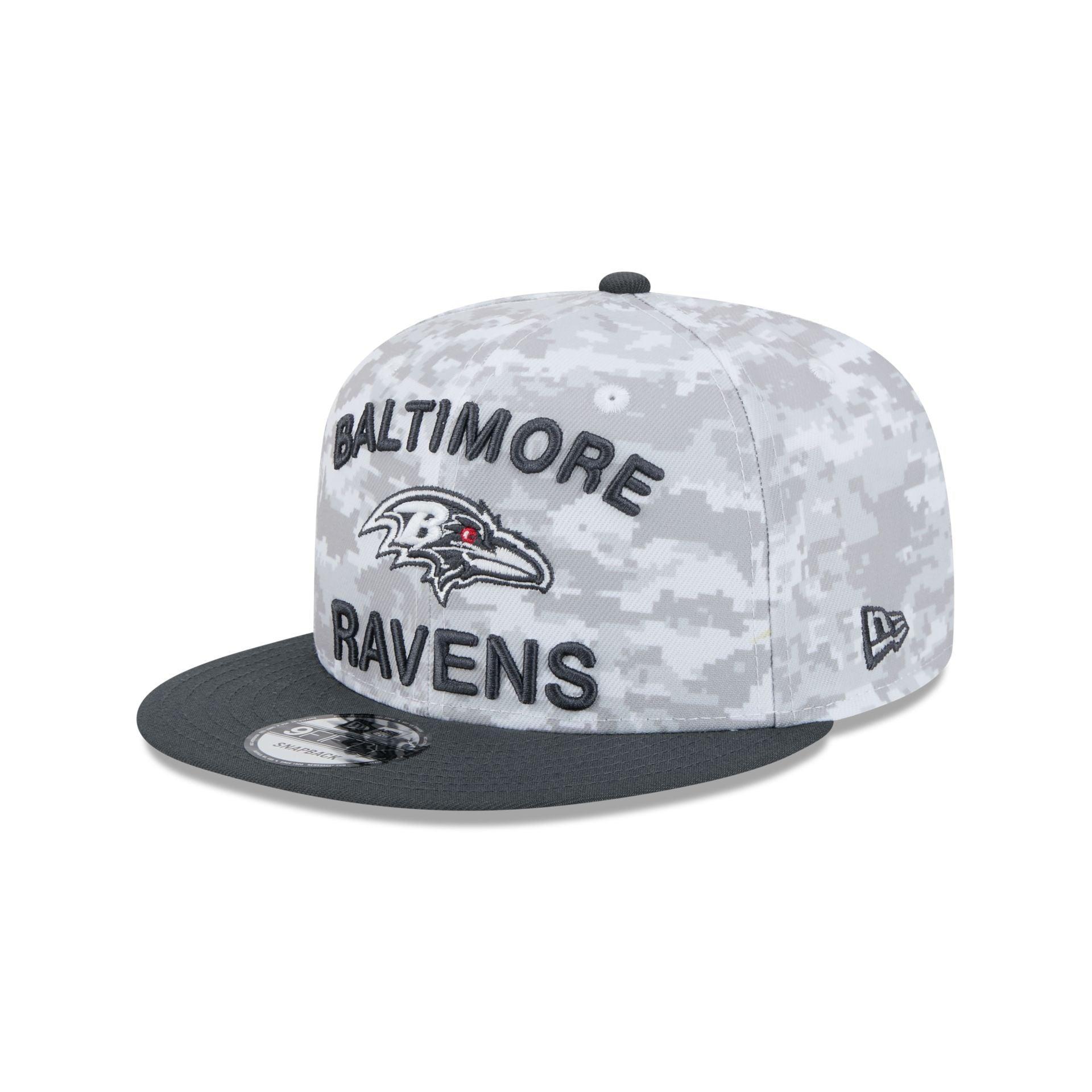 Baltimore Ravens 2024 Salute to Service 9FIFTY Snapback Hat Male Product Image