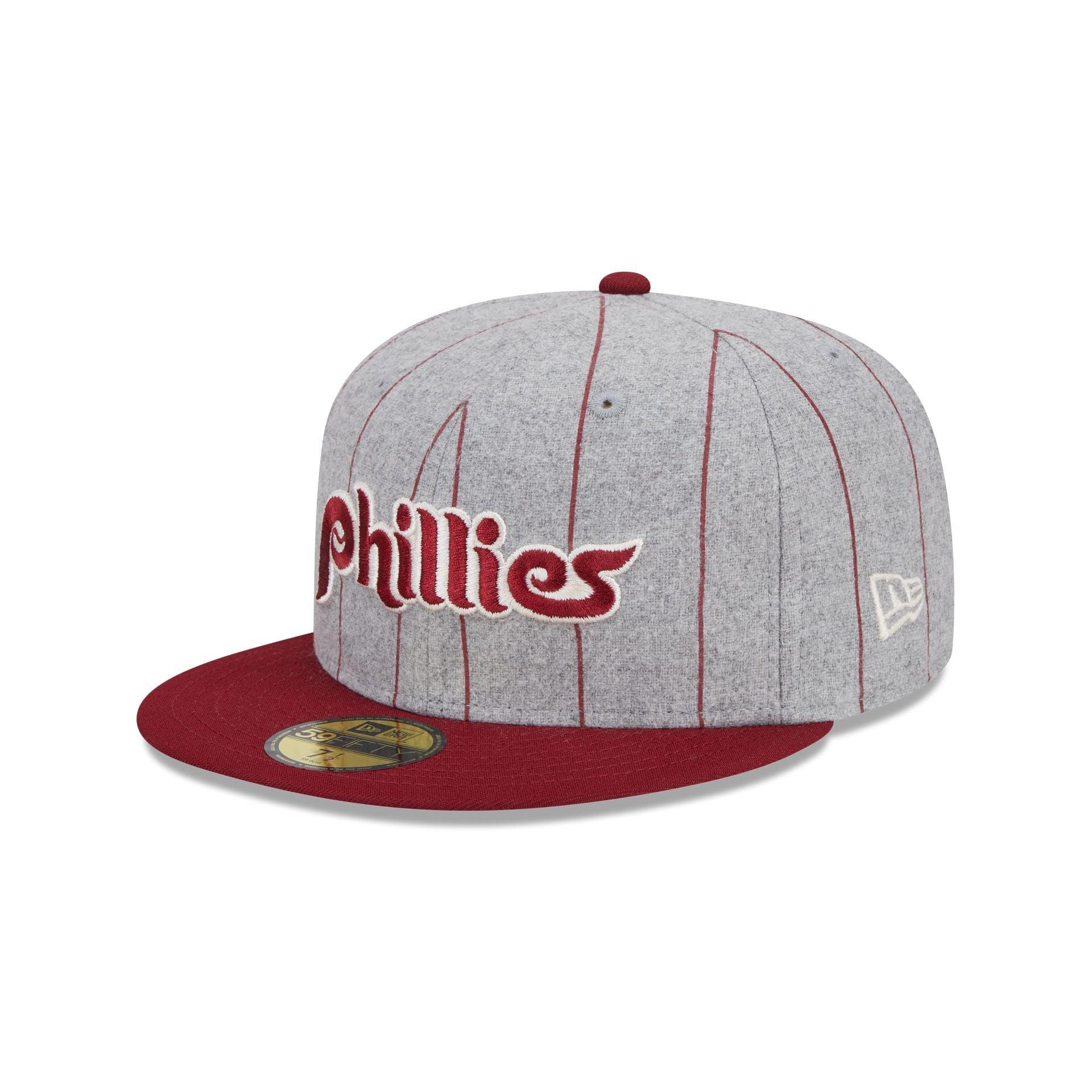 Philadelphia Phillies Heather Pinstripe 59FIFTY Fitted Hat Male Product Image