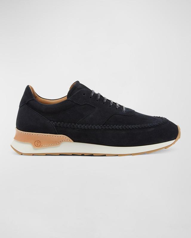 Mens Suede Low-Top Sneakers Product Image