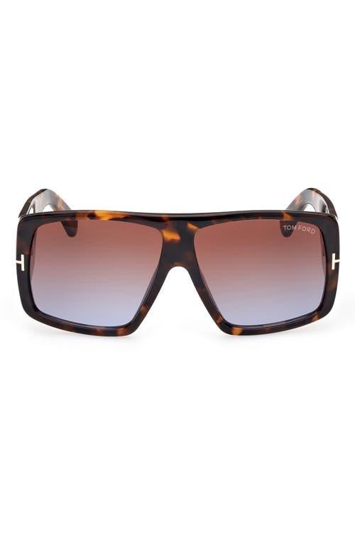 TOM FORD Raven 60mm Square Sunglasses Product Image