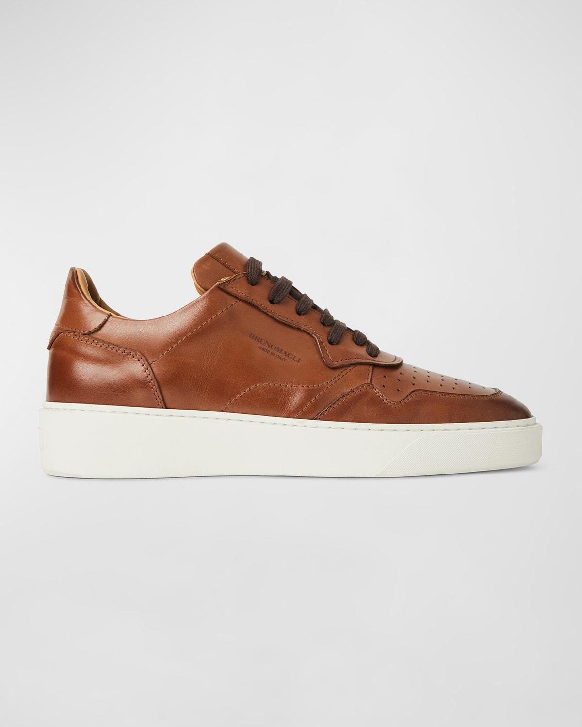 Men's Dezi Leather Low-Top Sneakers Product Image