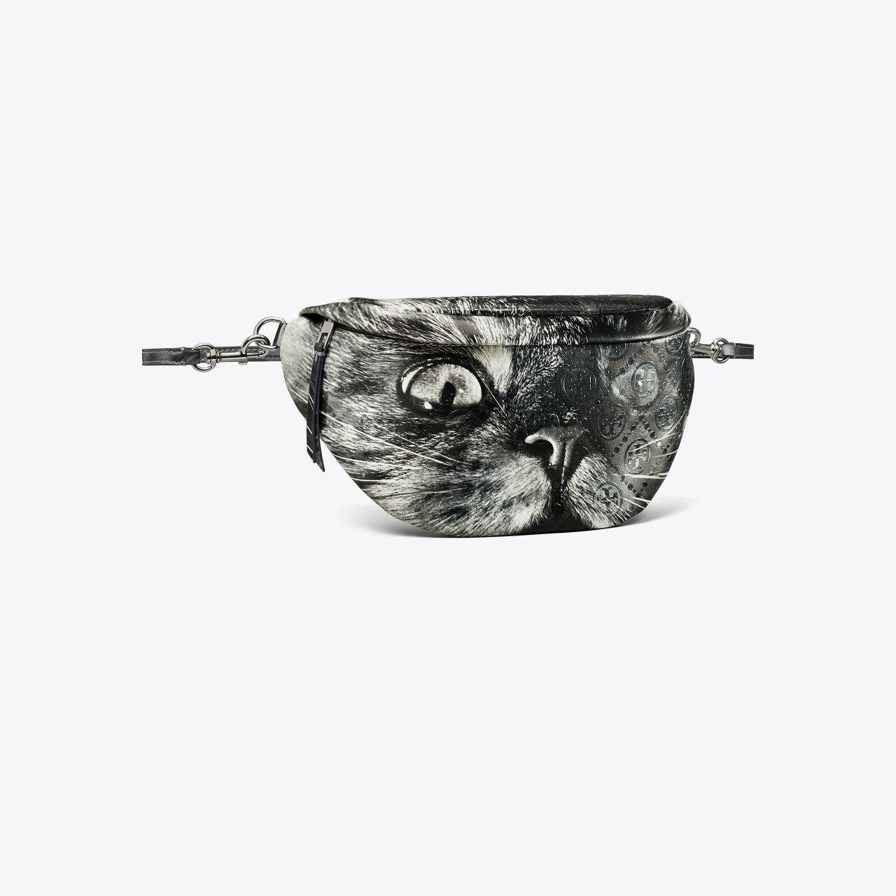 T Monogram Cat Printed Belt Bag Product Image