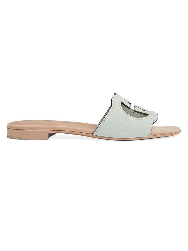 Womens Suede Slide Sandals Product Image