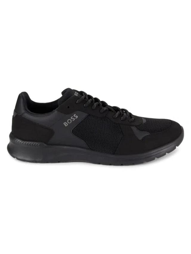 HUGO BOSS Men's Extreme Low Top Running Sneakers In Black Product Image