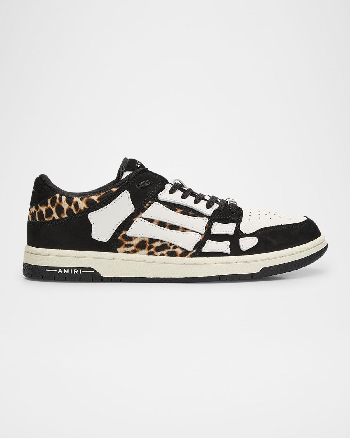 Mens Leopard Skel Low-Top Sneakers Product Image