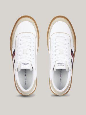 Signature Stripe Leather Sneaker Product Image