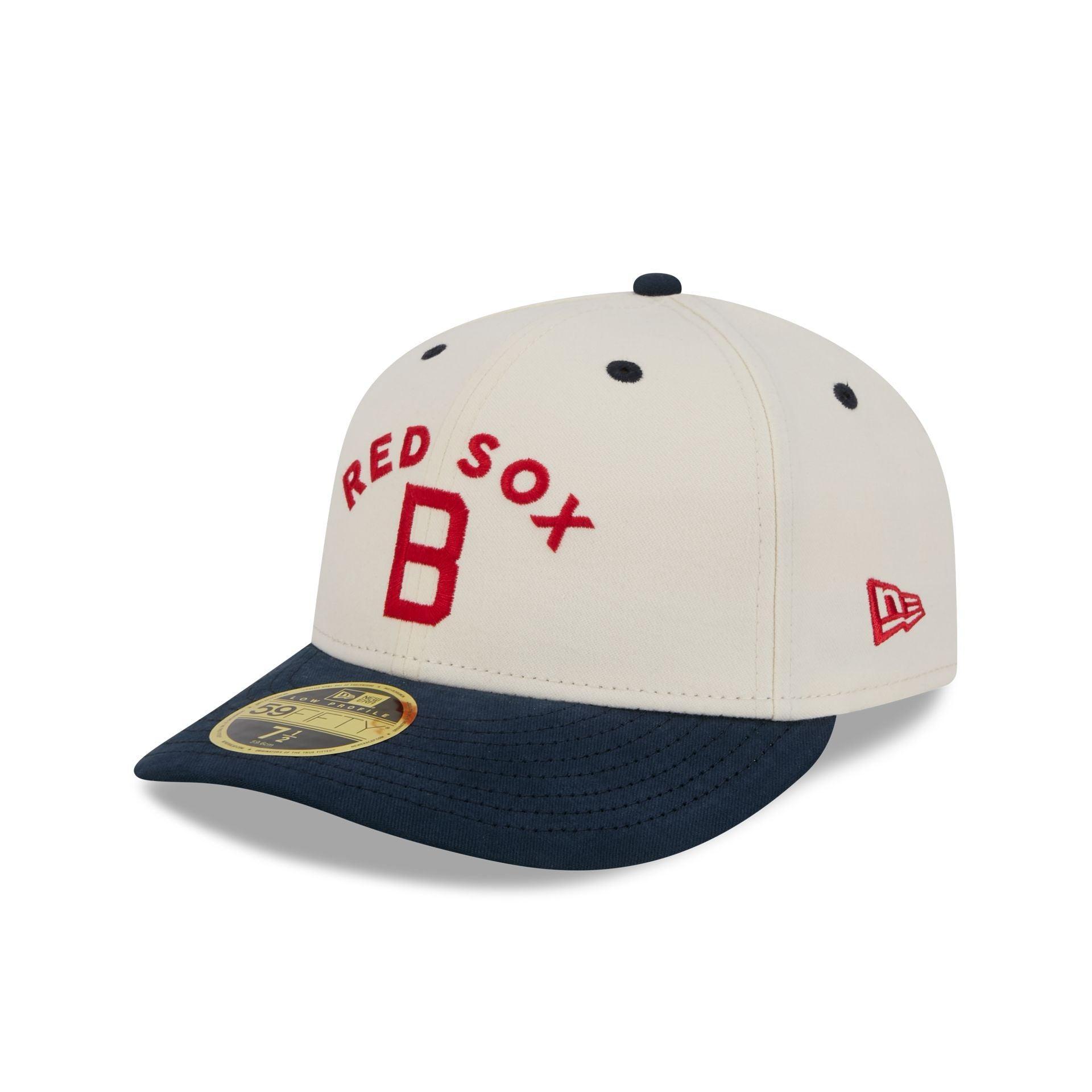 Boston Red Sox Vintage Stack Low Profile 59FIFTY Fitted Hat Male Product Image