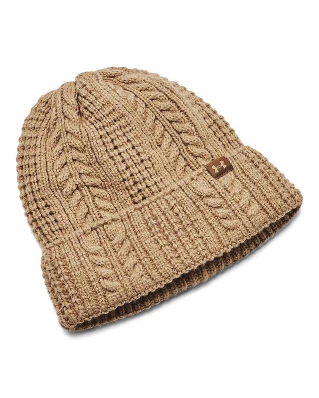 Womens UA Halftime Cable Knit Beanie Product Image