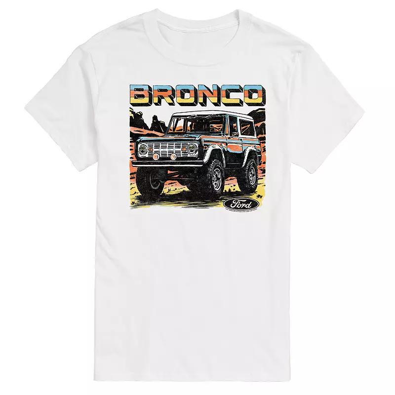 Big & Tall Ford Bronco Desert Graphic Tee, Mens Product Image