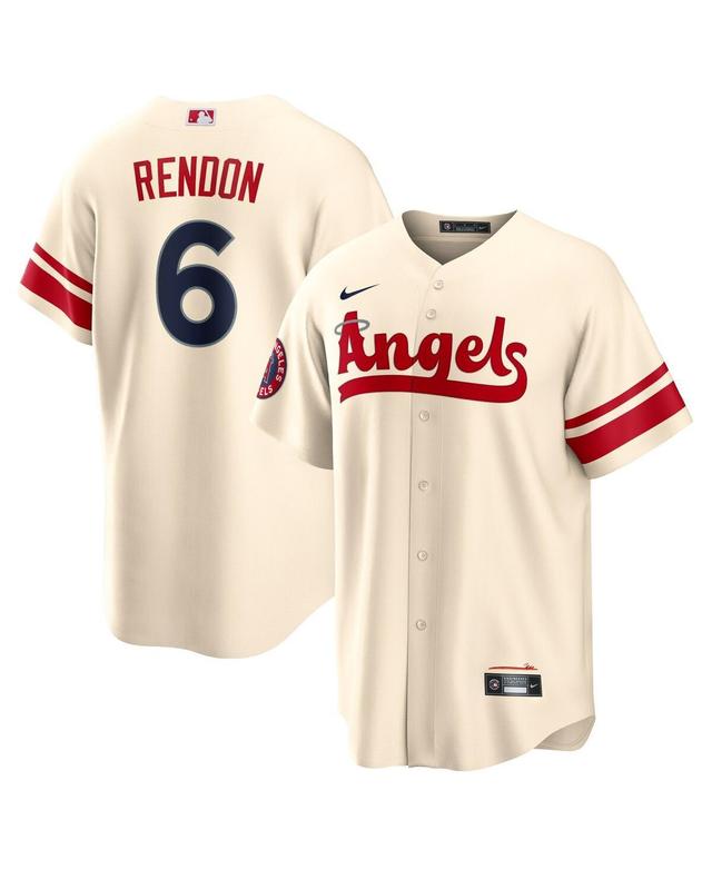 Mens Nike Anthony Rendon Cream Los Angeles Angels City Connect Replica Player Jersey - Cream Product Image