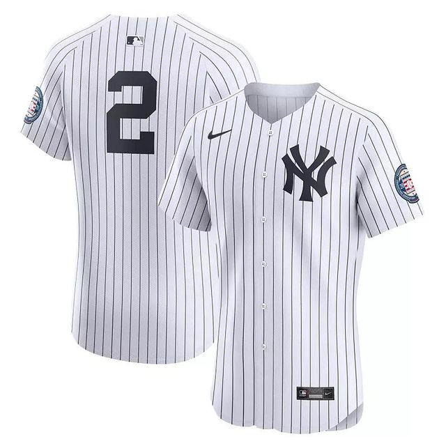 Mens Nike Derek Jeter New York Yankees Home Elite Jersey Product Image