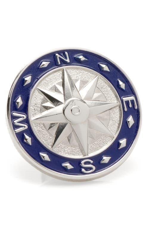 Cufflinks, Inc. Blue Compass Lapel Pin Product Image