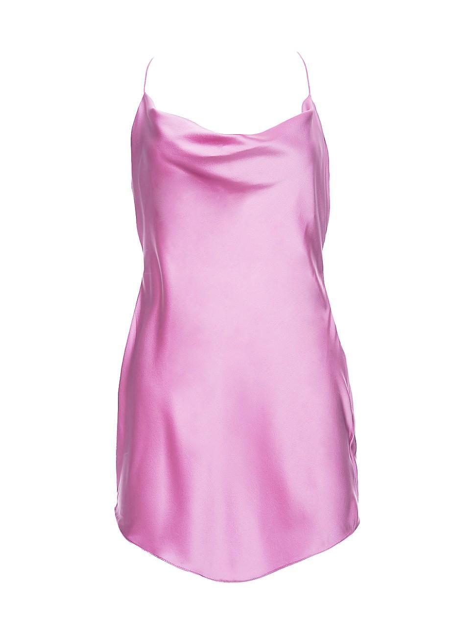 Womens Pracilla Silk Mini Dress Product Image