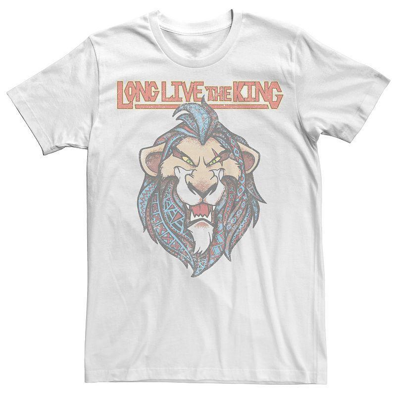 Disneys The Lion King Geometric Scar Long Live The King Mens Tee Product Image