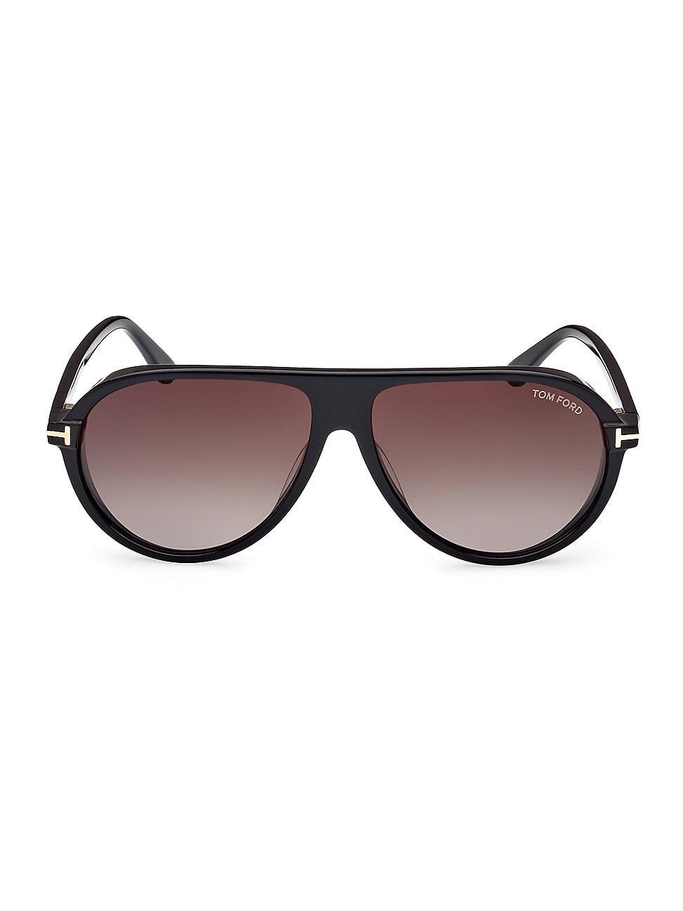 TOM FORD Marcus 60mm Gradient Pilot Sunglasses Product Image