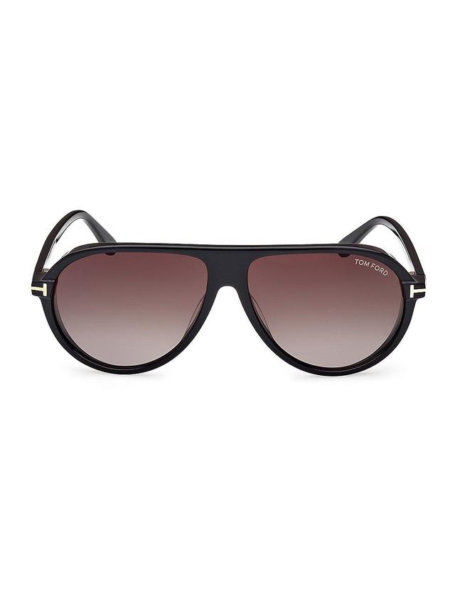 Men's EZ0243M Metal Rectangle Sunglasses Product Image