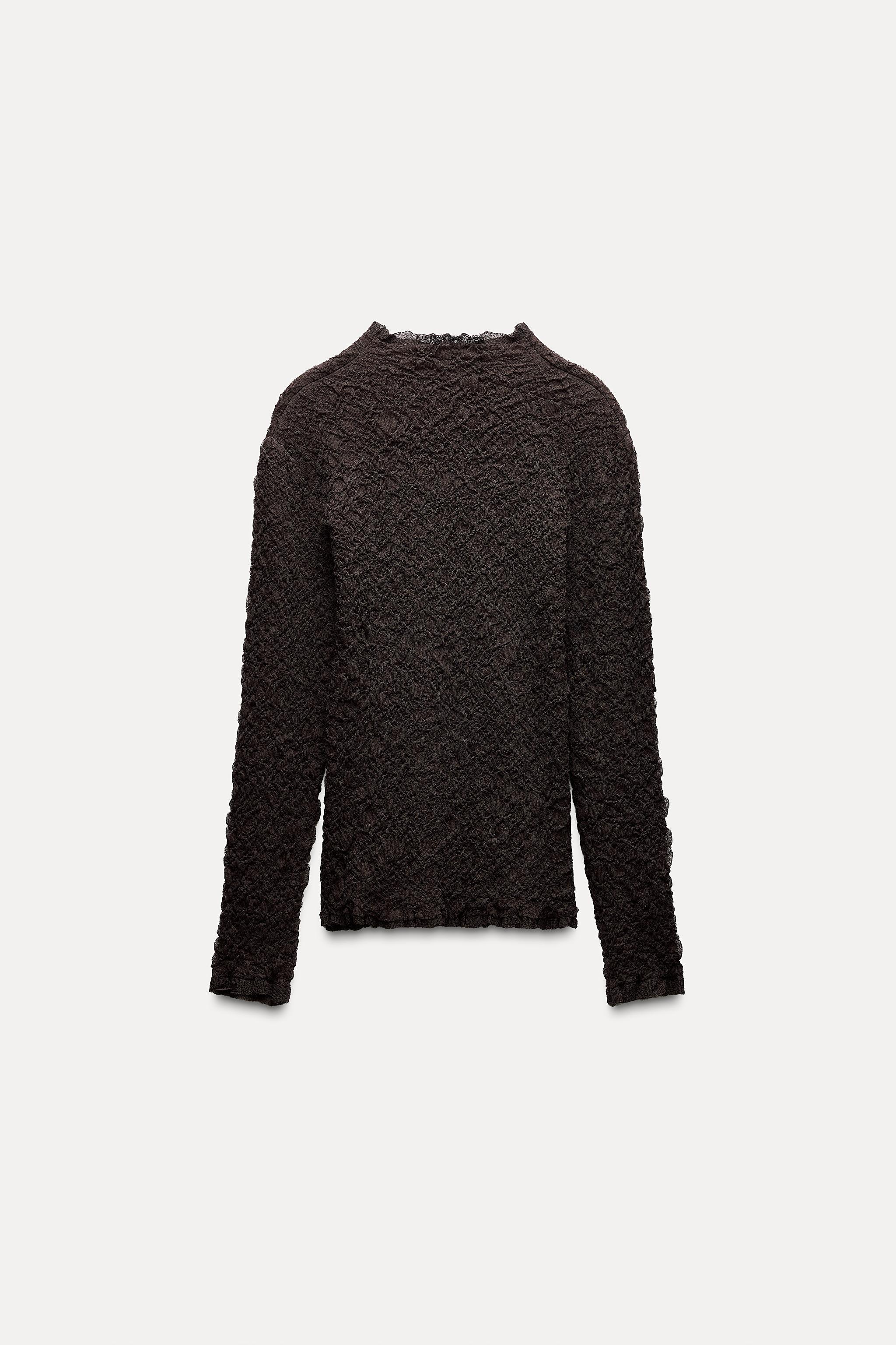 TEXTURED KNIT TOP Product Image