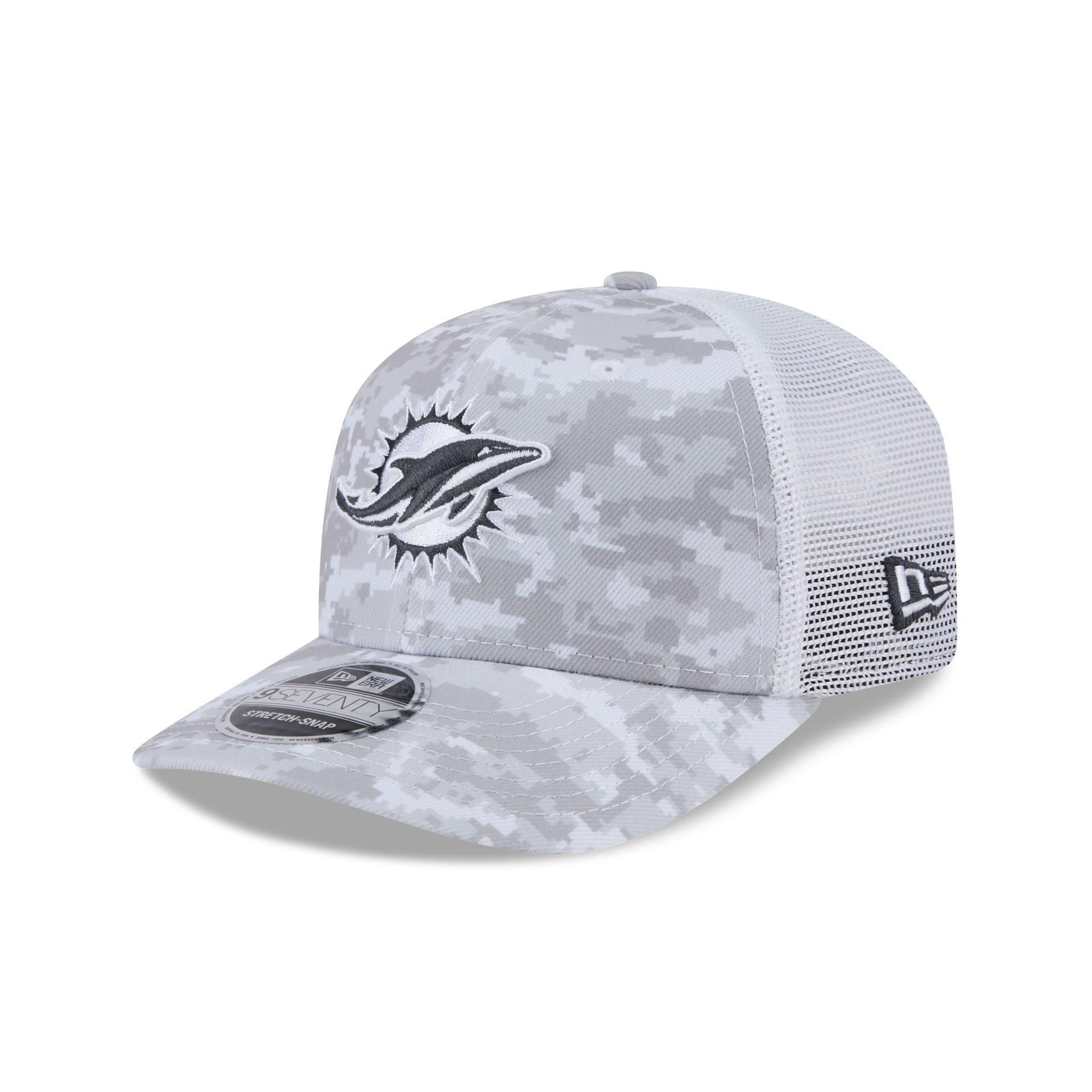 Miami Dolphins 2024 Salute to Service 9SEVENTY Trucker Hat Male Product Image