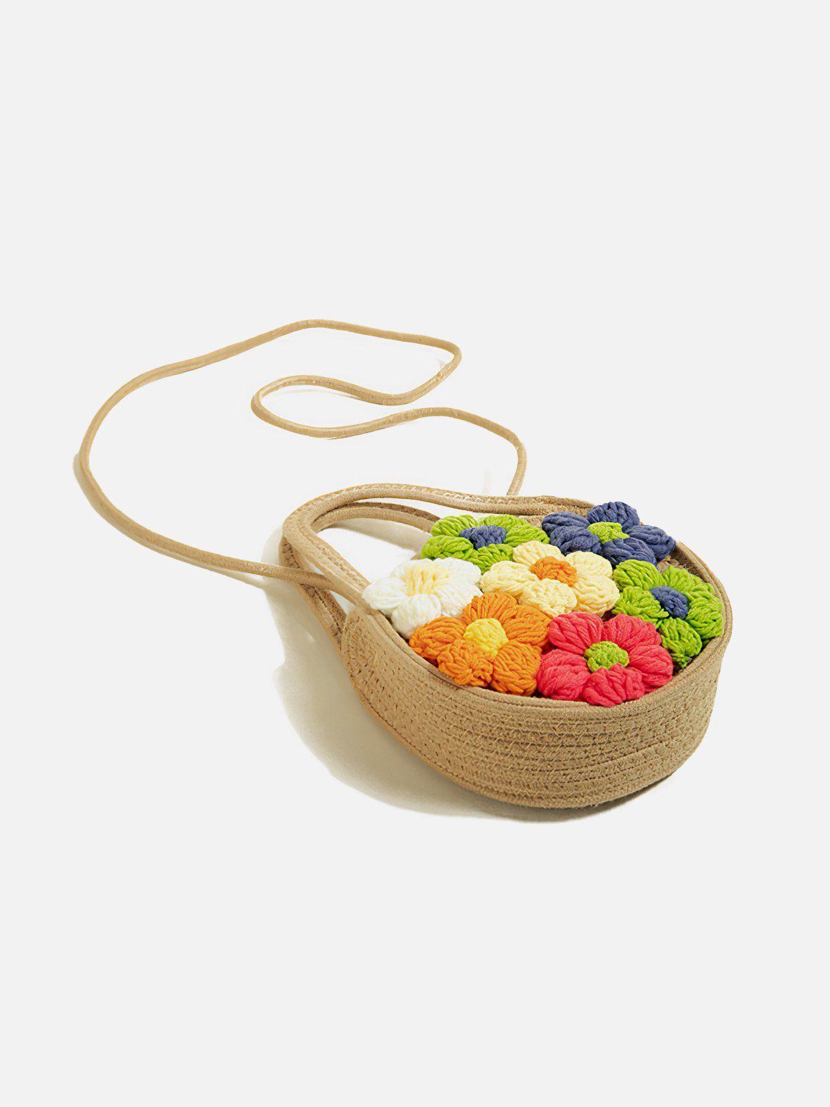 3D Flower Knit Bag Product Image