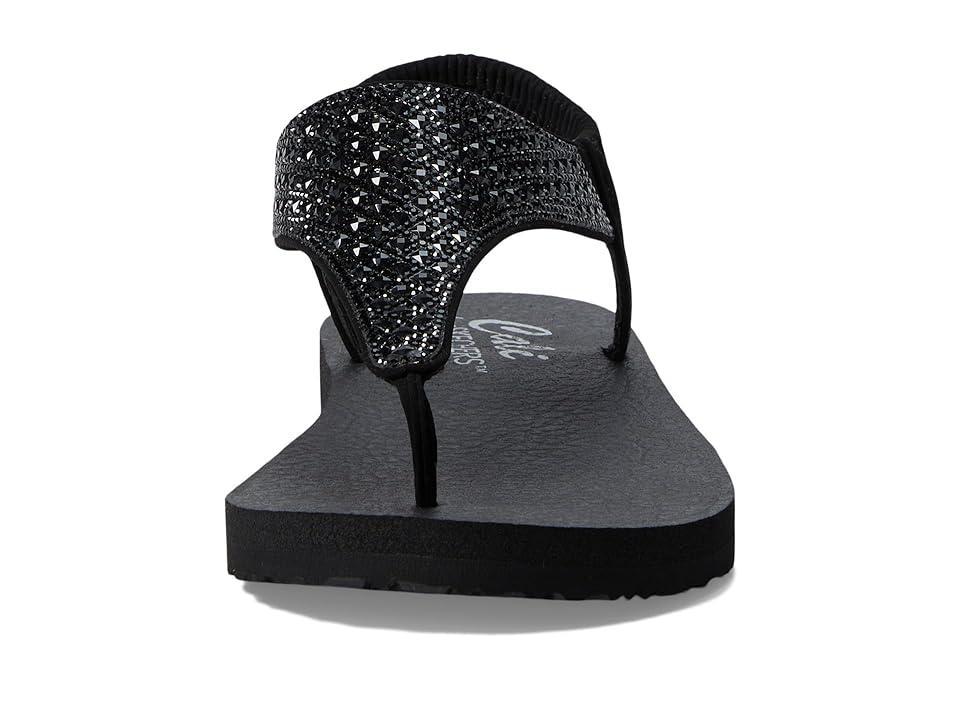 SKECHERS Meditation - Rockstar Black) Women's Shoes Product Image