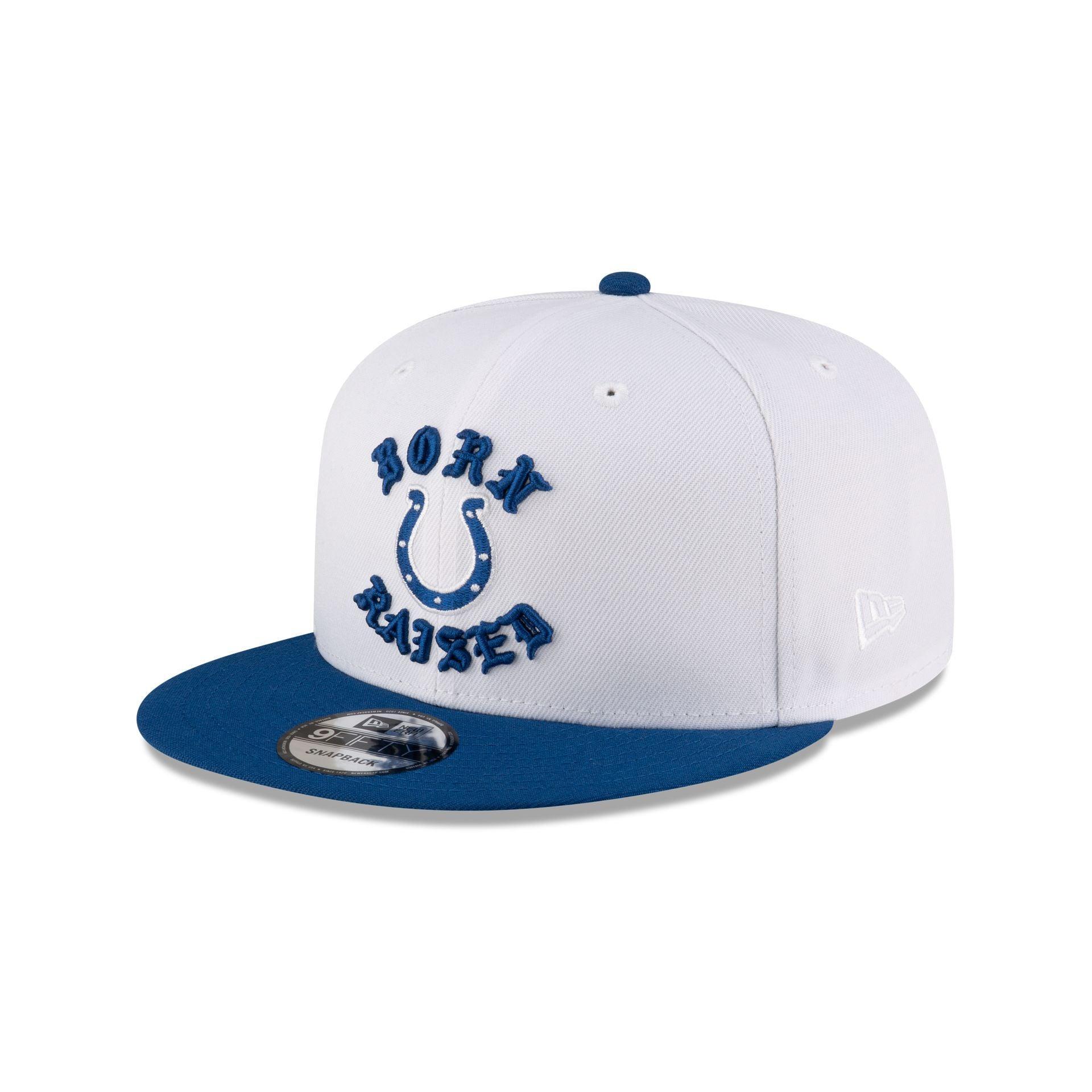 Born x Raised Indianapolis Colts White 9FIFTY Snapback Male Product Image