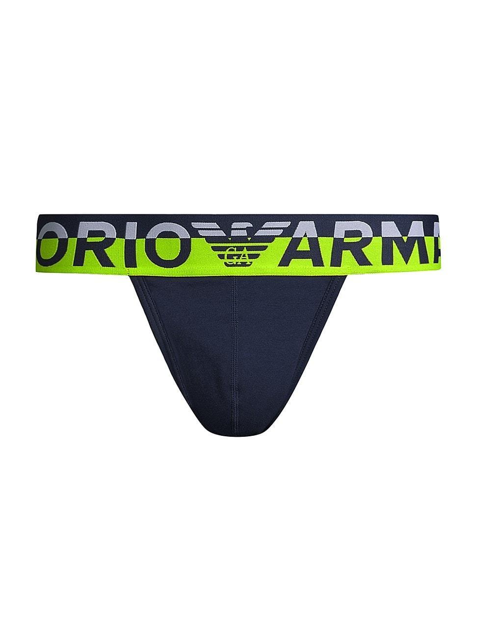 Mens Megalogo Stretch Cotton Jockstrap Product Image