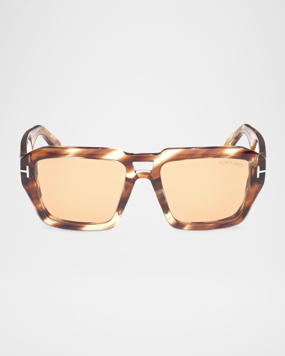 Men's FT1202M Acetate Rectangle Sunglasses Product Image