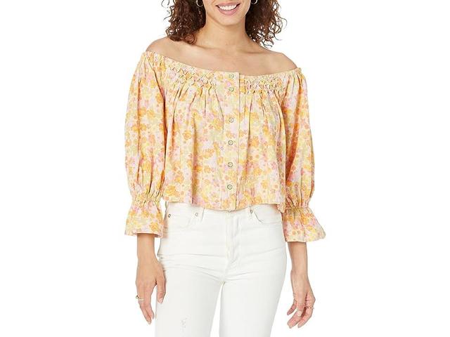 Free People James Smock (Sunny Combo) Women's Clothing Product Image