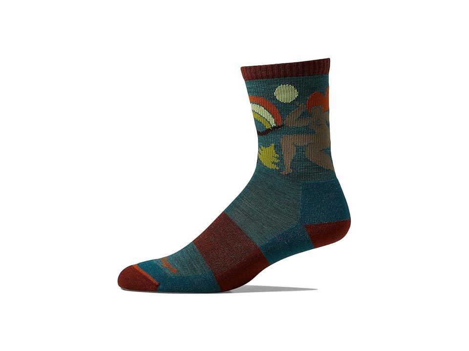 Darn Tough Vermont Trailblazer Micro Crew Lightweight with Cushion (Teal) Women's Crew Cut Socks Shoes Product Image