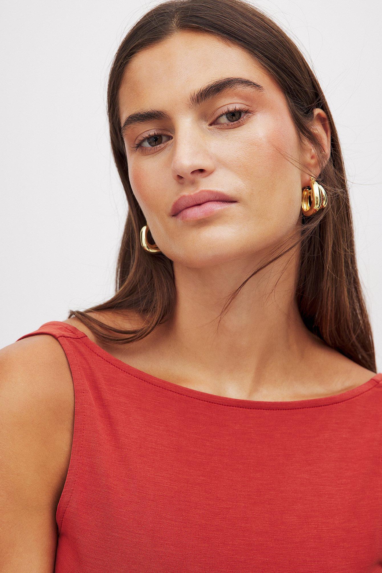 Gold Plated Hoops Earrings product image