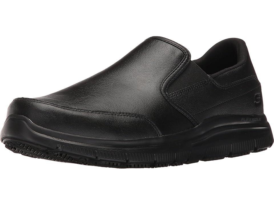 SKECHERS Work Flex Advantage SR - Bronwood Leather) Men's Slip on Shoes Product Image