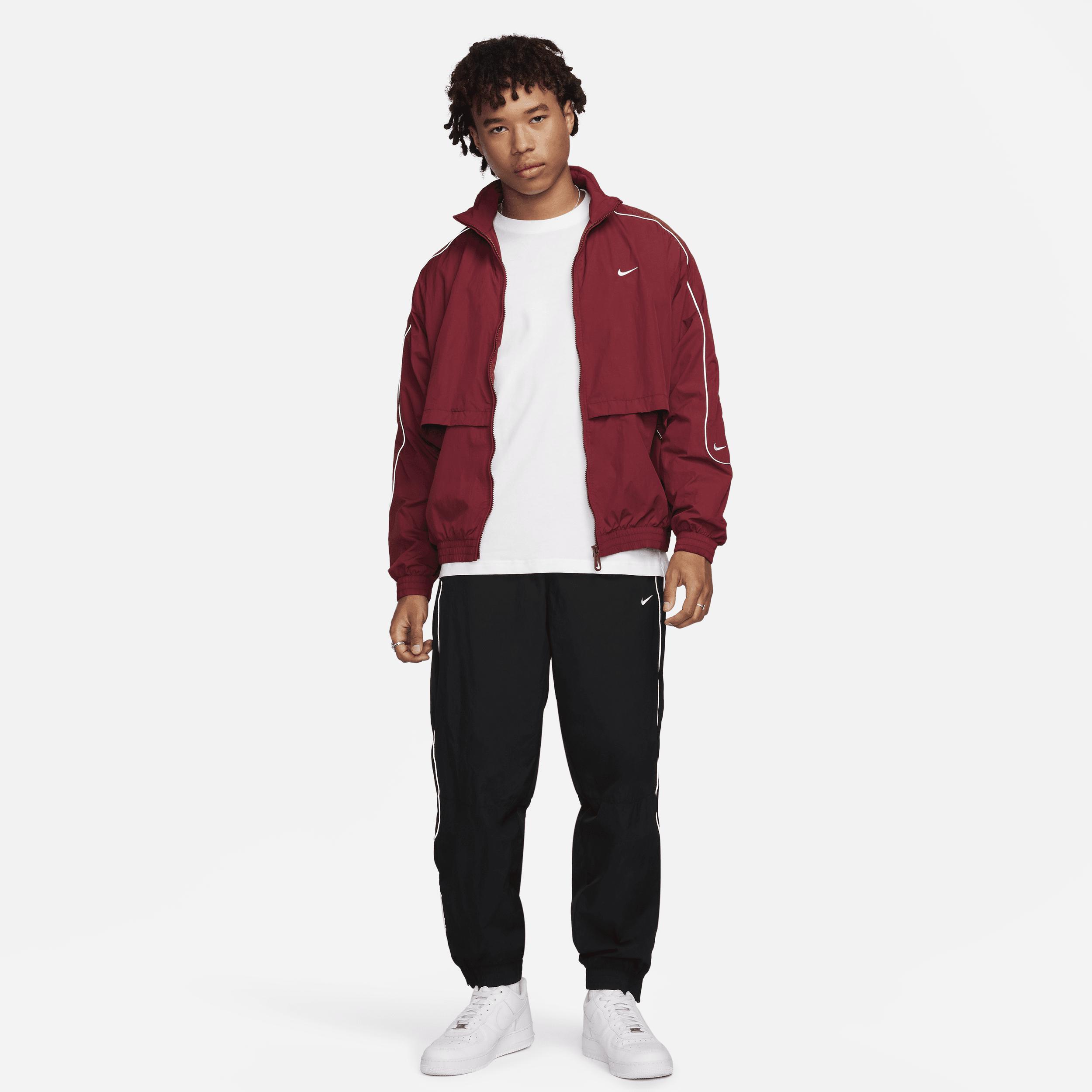 Nike Sportswear Solo Swoosh Men's Woven Track Jacket Product Image