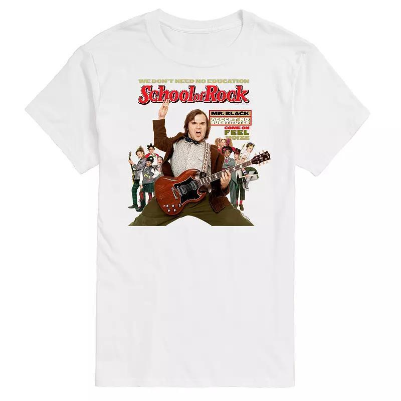 Mens School Of Rock Cover Graphic Tee Product Image