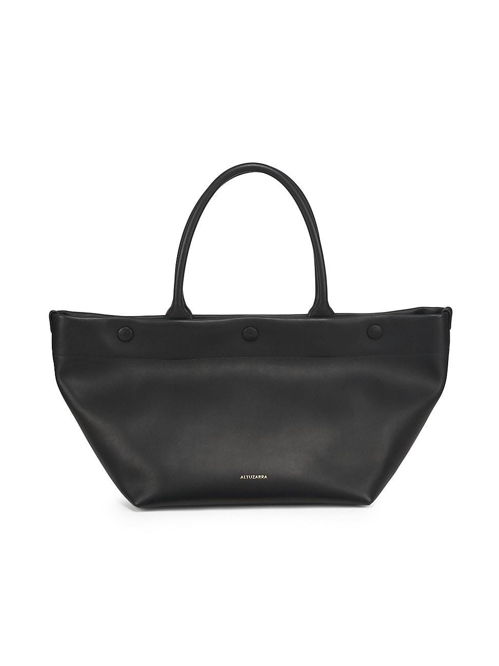 Womens Small Leather Tote Bag product image