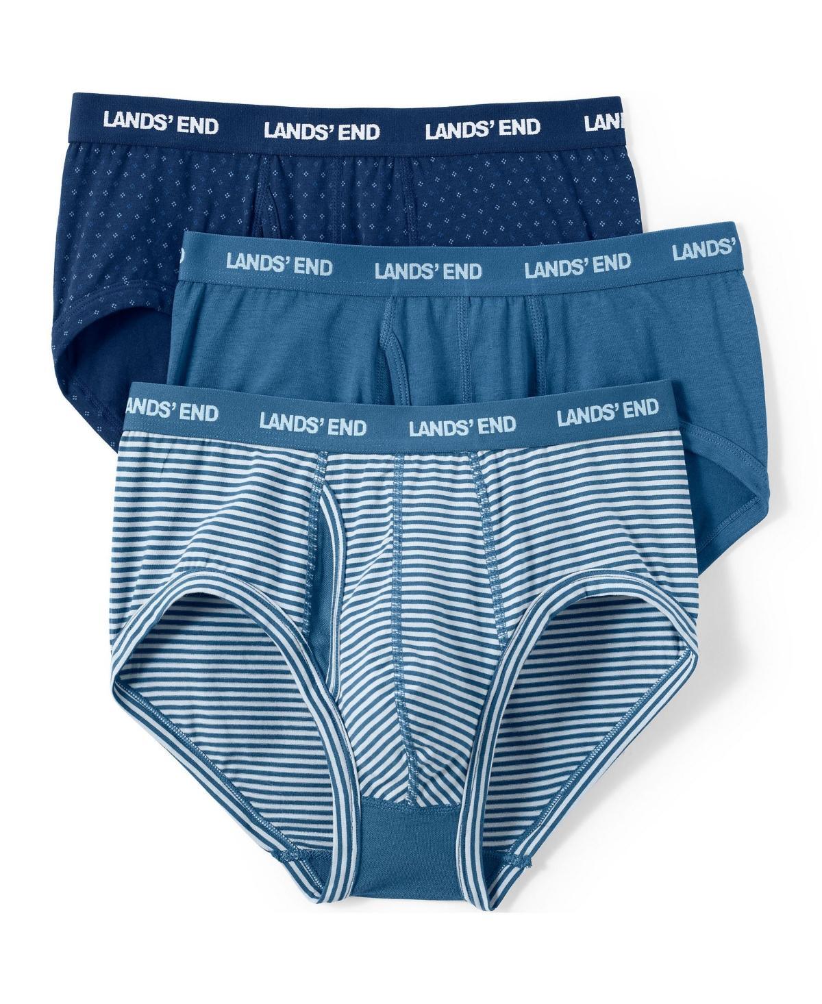 Mens Lands End 3-Pack Comfort Briefs Product Image