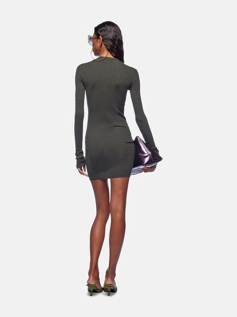 Dark green mini dress Product Image