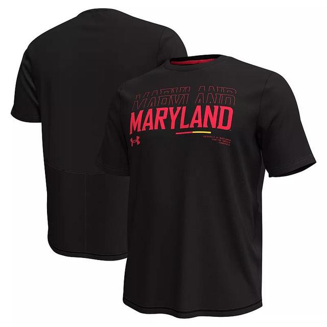 Mens Under Armour Maryland Terrapins Sideline Knockout T-Shirt Product Image