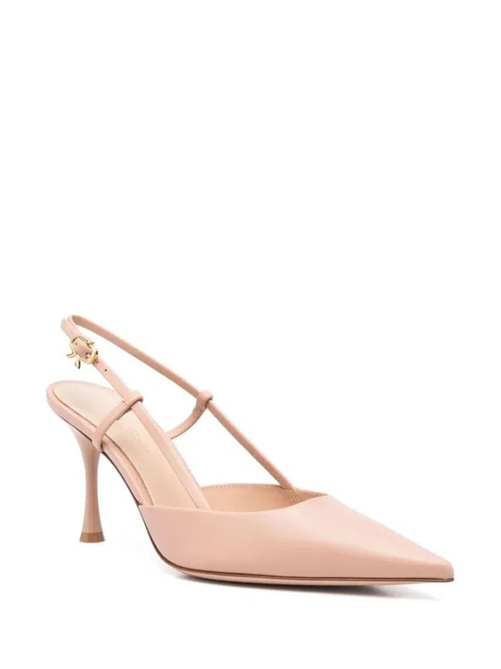 GIANVITO ROSSI Ascent Slingbacks In Pink Product Image