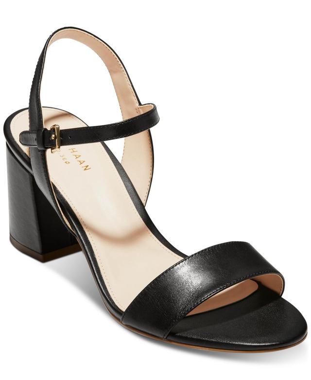 Cole Haan Josie Leather Block Heel Dress Sandals Product Image