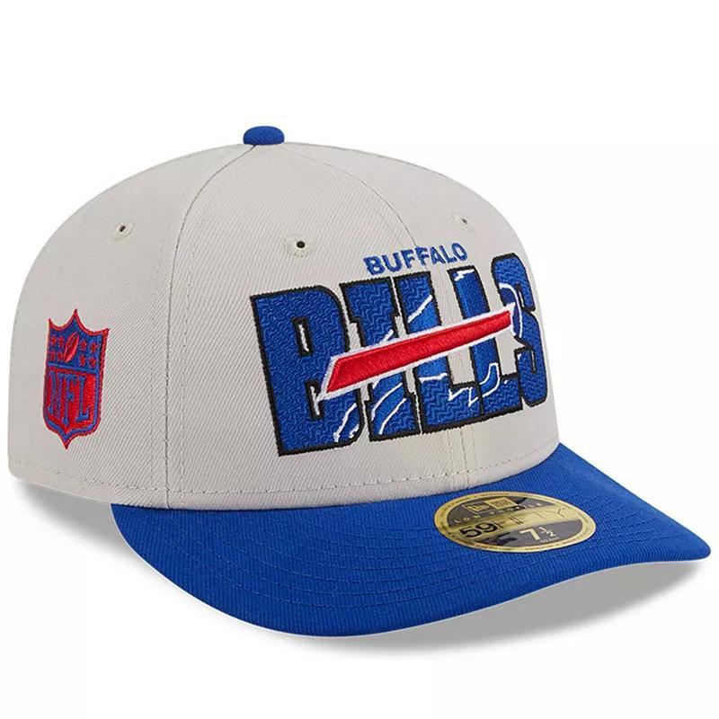 Mens New Era Stone Buffalo Bills 2023 Nfl Draft Low Profile 59FIFTY Fitted Hat - Stone Product Image