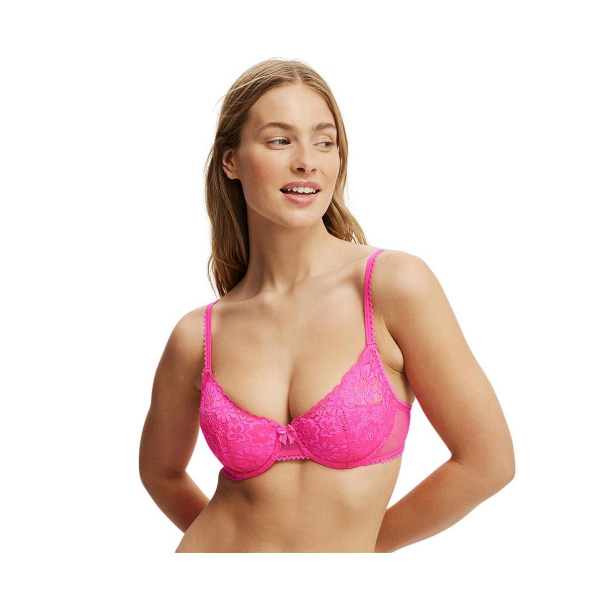 Cotton On Womens Holly Lace Lightly Lined Bra Product Image