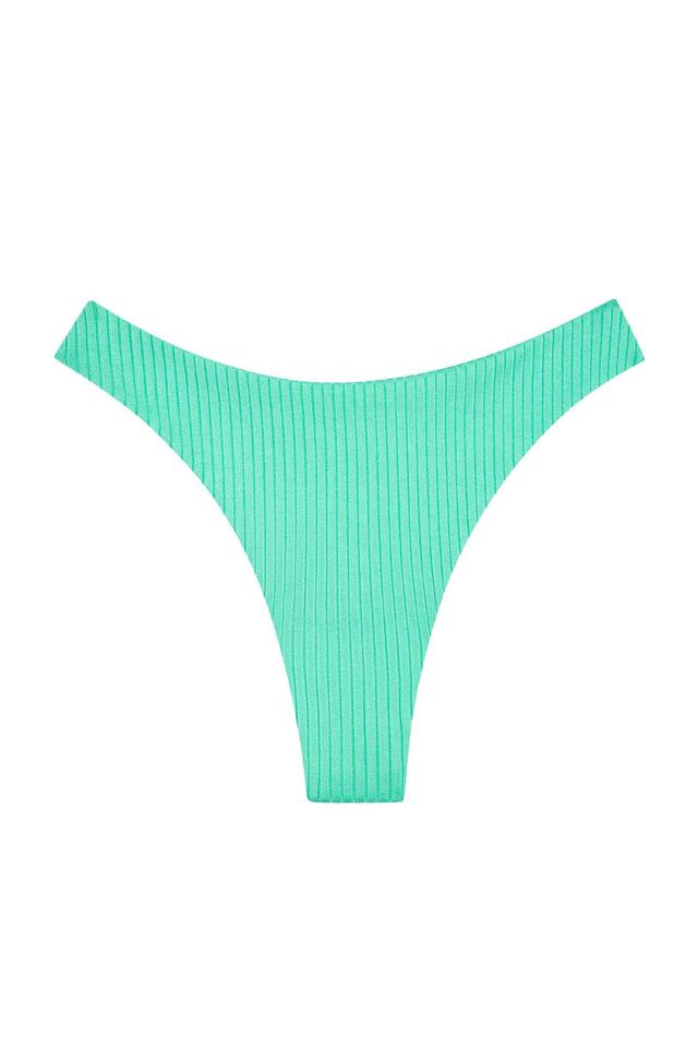 Capri Thong - Turquoise Wide Rib Product Image