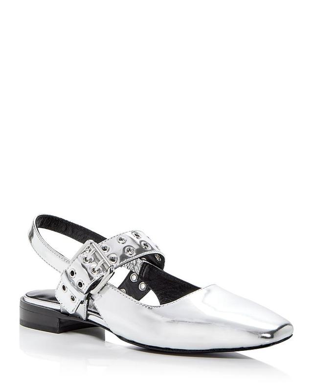 rag & bone Womens Astra Leather Slingback Flats Product Image