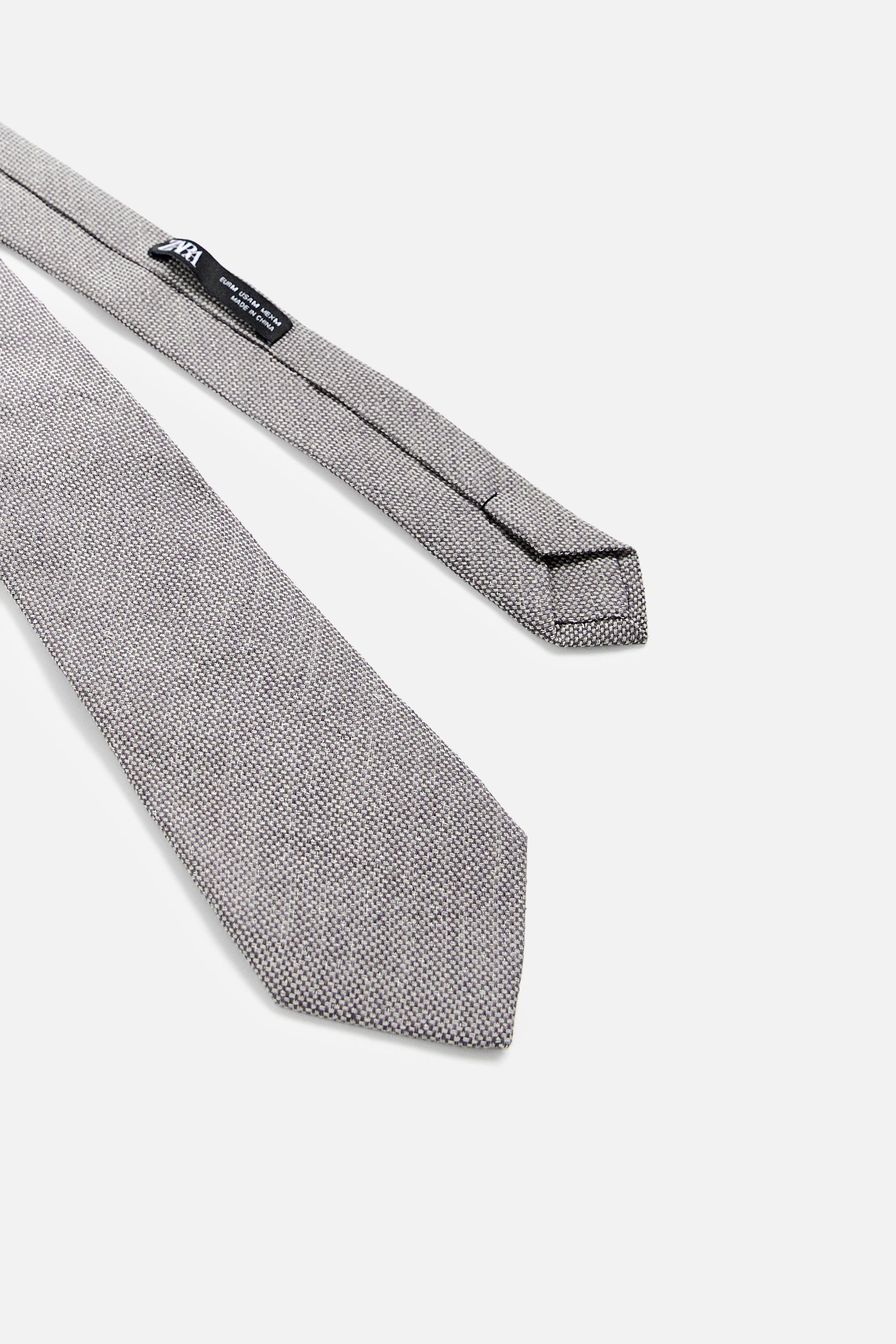 TEXTURED COTTON - LINEN TIE Product Image