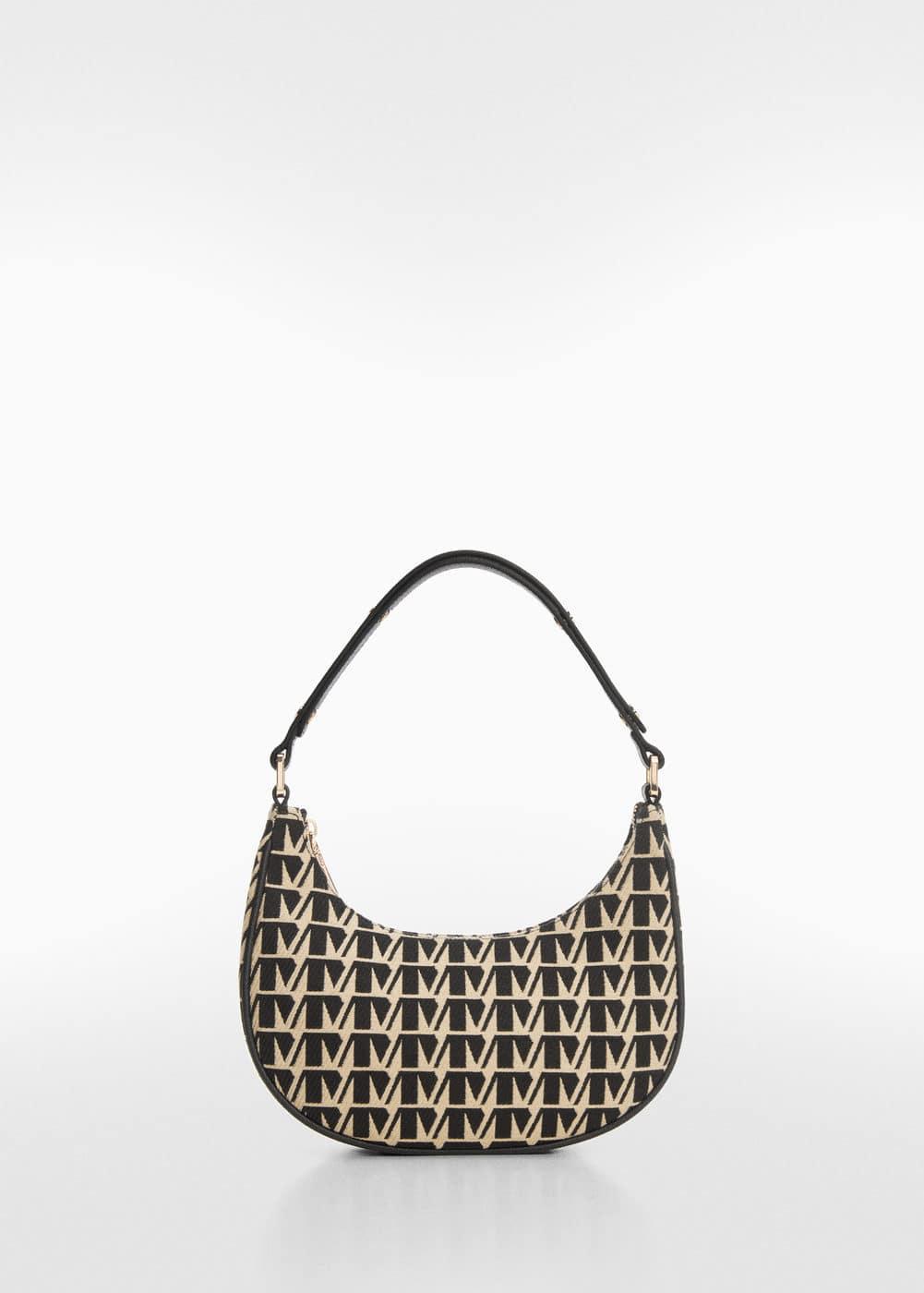 Jacquard shoulder bag - Women | MANGO USA Product Image